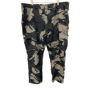 Wrangler Mens Camouflage Fleece Lined Relaxed Fit Cargo Pants Mens 42x30 Outdoor